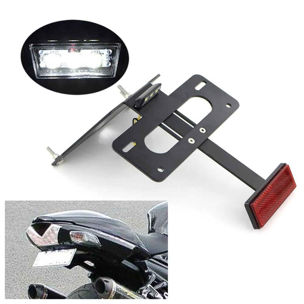 Portatarga Numero di coda posteriore del motociclo Staffa porta targa Accessori moto per ZX-14 ZX 14R ZZR1400 1000