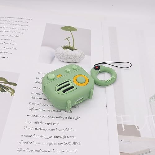 Miniatura 2 de Funda compatible con AirPods 3 Gen 2021, diseño retro de radio para niños, adolescentes, niños, niñas, mujeres, linda y divertida funda de silicona