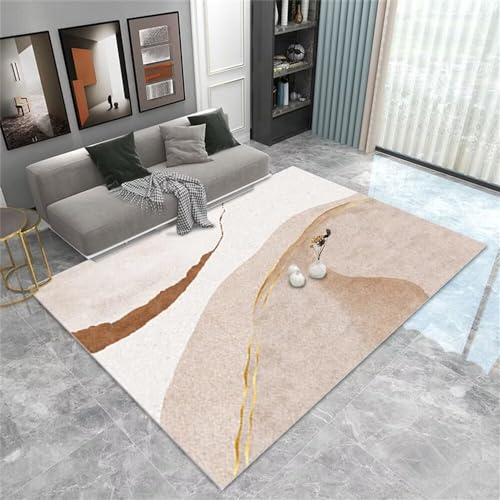 Tapis pas cher beige 80x120cm idéal pour chambre de garçon - 2