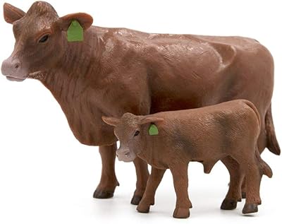 Little Buster Toys Red Angus Cow and Calf Pair - 1/16th Scale