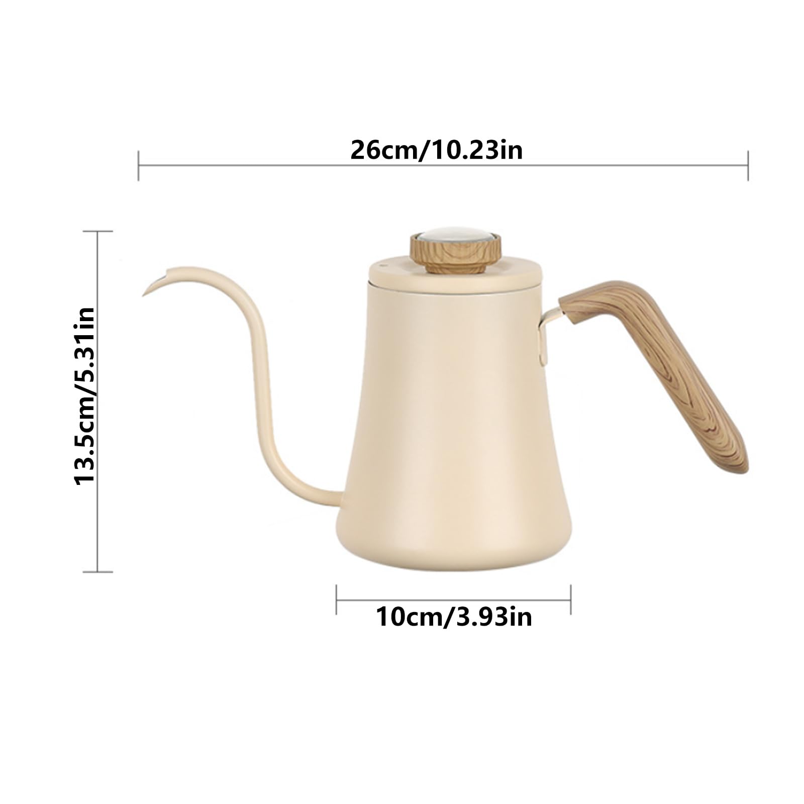 Hervidor de café Expert de Acero Inoxidable de 600ML con dosificación modificable y hervidor de café Inteligente con medición de Temperatura