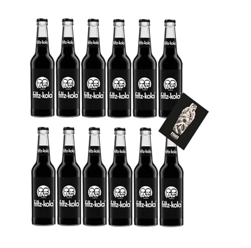Fritz-Kola 12Er Set Fritz Kola 12X 0,33L Inkl. Pfand Mehrweg Mit Mixcompany Grußkarte