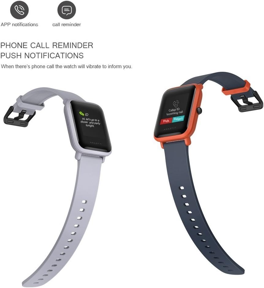 AMAZFIT Bip Xiaomi Smartwatch Monitore de activida Pulsómetro Ejercicio  Fitness Versión Internacional Orange : Amazon.es: Deportes y aire libre