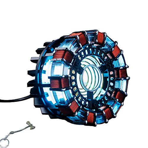 B&T 1:1 versión de aleación Iron Man ARC Reactor Modelo Muestra Regalos de cumpleaños Generación Hecha a Mano aleación Reactor ?Raytheon Tomahawk Llavero Gratis