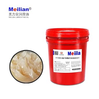 Synthetic high Temperature Grease 500 Degrees 380 Translucent Gear Chain Lithium-Based Butter 12 kg KG (500C Yellow 12KG)