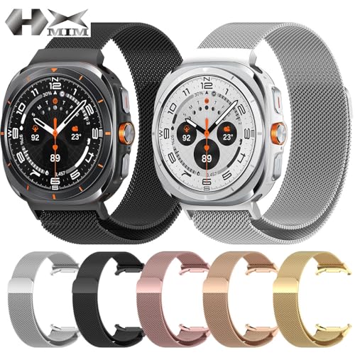 Bracelet acier Galaxy Watch Ultra 47mm SERDAS sans irritation