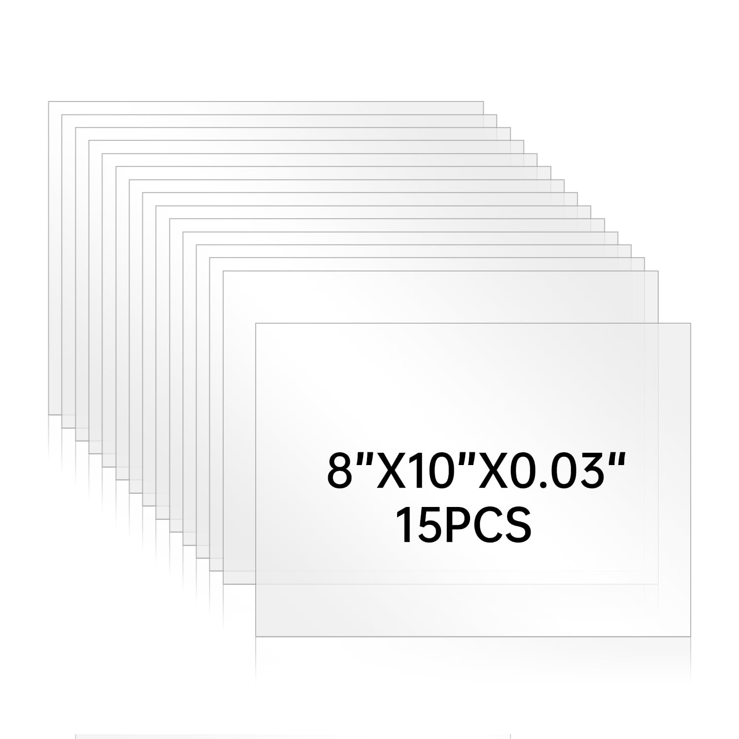 Plexiglass Sheets - 5 Pack, 12x16" -14 Plexiglass Sheets - 5 Pack, 12x16" -14