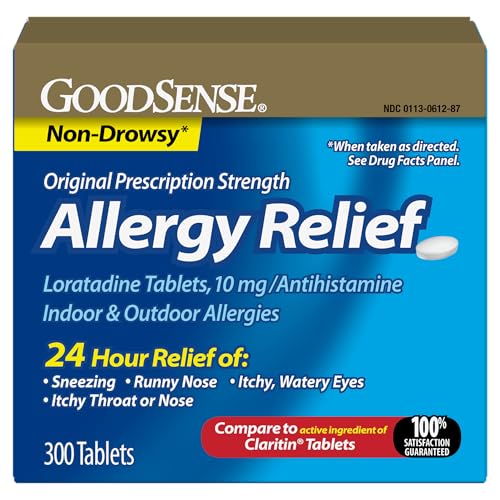 GoodSense Loratadine 10 mg Allergy Relief...
