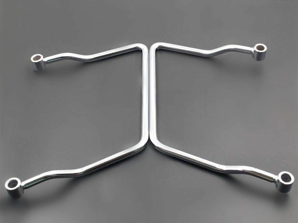 Chrome 16.5cm Saddle bag Support Bar Mount Bracket For Honda Shadow Aero ACE 750 : Automotive