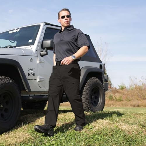 Propper Men's Kinetic Tactical Pant, Performance Cargo Pants, Work Pants for Law Enforcement, Black, 50x37 by Propper - Used condition - US$31.52