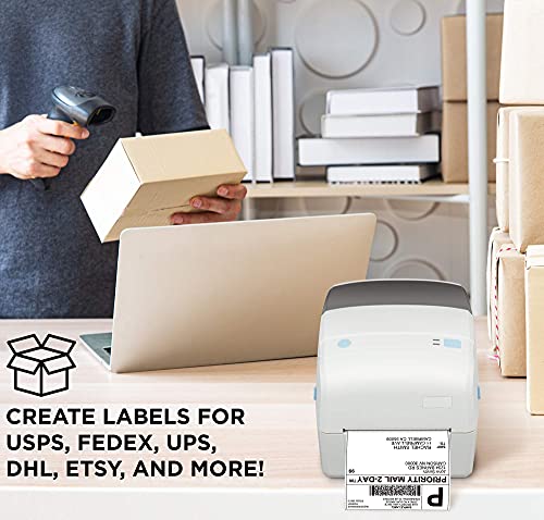 Bcl D110 Label Printer, Ethernet & Usb Port, Prints 4X6 Shipping Mailing Postage Barcode & Address Labels, Direct Thermal Inkless Printer, Usb Printer Cable Included, Windows & Mac Compatible #TOP7
