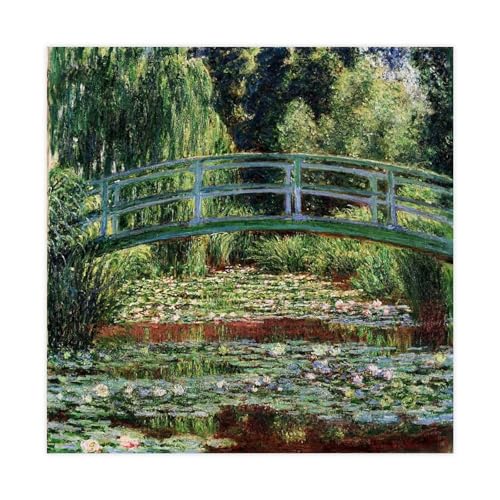 Impression sur toile Giverny de Monet en haute définition | Toile premium WCYB 71 cm