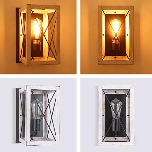 Luupyia-Single-Farmhouse-Wall-Light-Fixtures-Indoor-Rectangular-Metal-Rustic-Wall-Sconces-Industrial-Farmhouse-Lights-for-Living-Room-Hallway-Porch-Beige Luupyia Single Farmhouse Wall Light Fixtures Indoor Rectangular Metal Rustic Wall Sconces Industrial Farmhouse Lights for Living Room Hallway Porch Beige