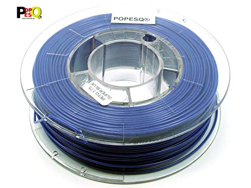 POPESQ® 330 g x Premium Filamento 3D Impresora PET-G 1.75mm Azul / 330 g x Premium Filamento 3D Impresora PET-G 1.75mm Azul #A2372