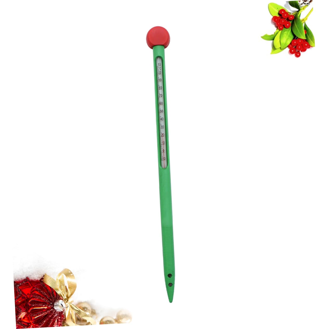 YARNOW 3pezzi Termometro Per Terreno Portatile Con Termometro Canna in Per Giardinaggio e Monitoraggio Del Compost Strumento Pratico Per Misurare La Temperatura Del Suolo