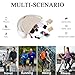 Imagen de YiYunTE Bolso Bandolera Mujer Hombre Bolso Cruzado Pequeño Bolso de Mano Movil Nylon Bandolera Mujer Pequeña Bolsa Crossbody Bag Bolso Riñonera Bolsos Universitarias Half Moon Bag Bolso Beige
