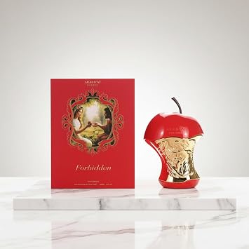 ARABIYAT PRESTIGE Forbidden Eau de Parfum, Unisex, Apple-Shaped Bottle, Natural Spray, 3.4 Fl Oz