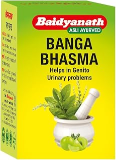 Baidyanath Banga Bhasma - 10g Ayurvedic Powder for Urinary Health & General Wellness