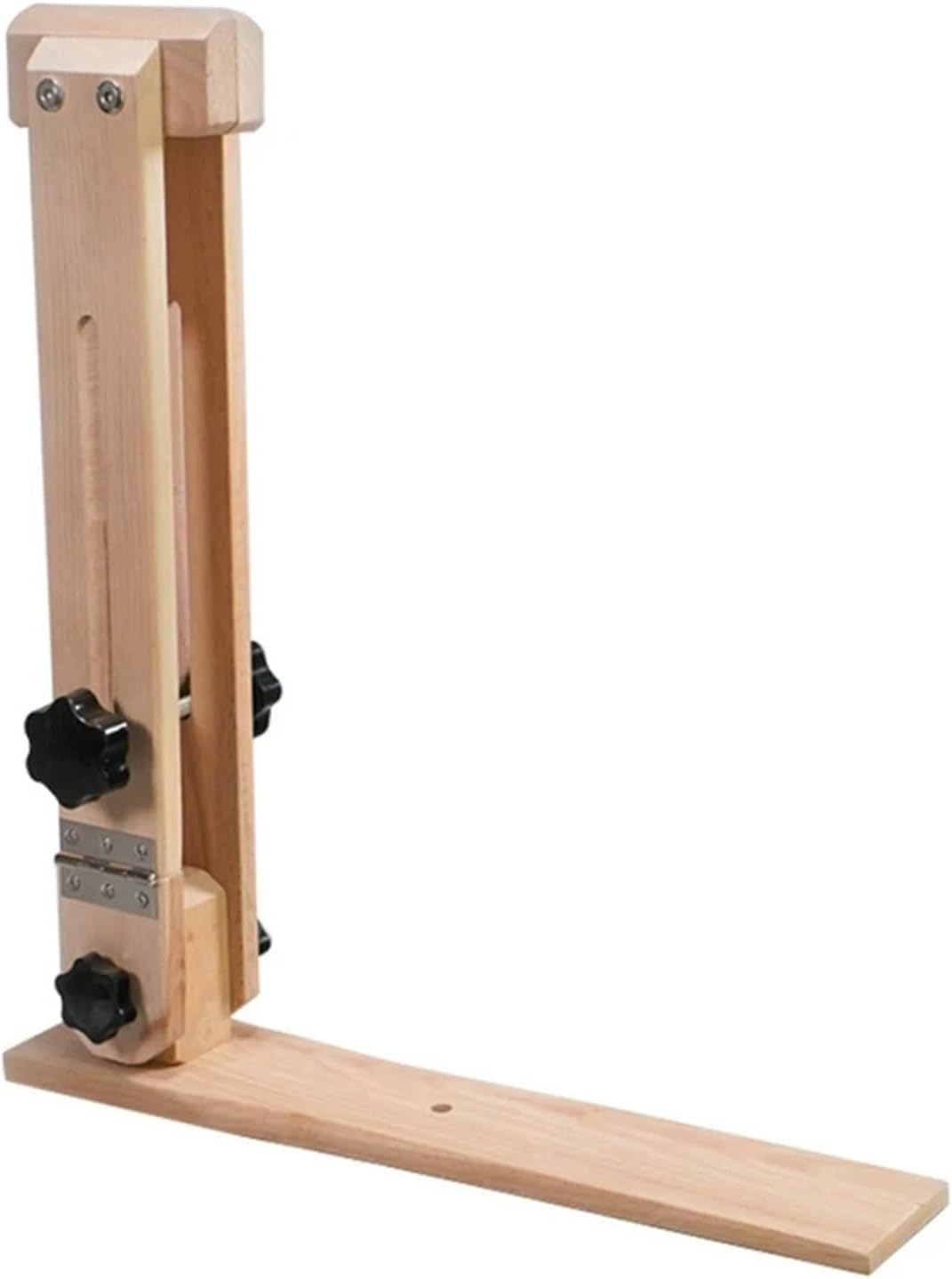 Leather Stitch Pony Beech Wood， Leather Stitching Clamp 45x40x7.5 cm