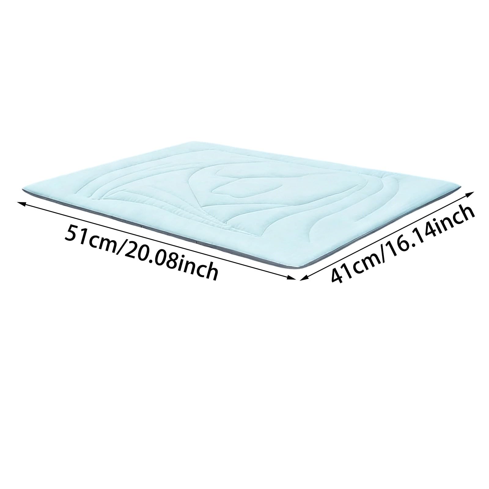 Générique Tapis de Refroidissement avec Coussin Oreiller pour Chiens et Chats, Matelas Antidérapant Lavable, pour Anxiété, Été, Intérieur et Confort