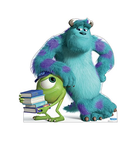 Cardboard People Mike & Sulley Life Size Cardboard Cutout Standup - Disney Pixar's Monsters University