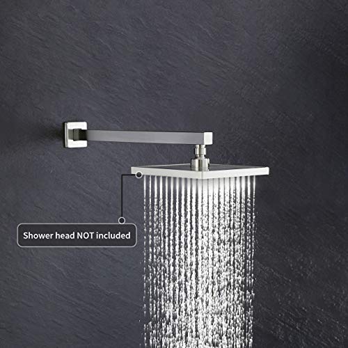 Kes 16-Inch Shower Head Extension Extender Rainfall Shower Arm With Flange Stainless Steel Brushed Nickel, Psan4-Bn #TOP2