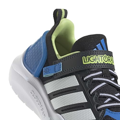 adidas Unisex Kinder Lightorama Runner Children Shoes, core Black/FTWR White/Lucid Ray Blue, 31 EU – Ansicht 6