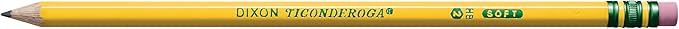 Lápices Ticonderoga Grafito #2 HB Suave Amarillo 18 Unidades miniatura 4