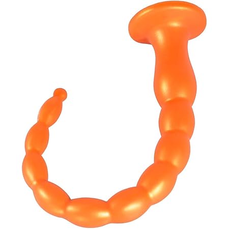 Super Long Anal Beads Dildo, Liquid Silicone Anal Butt Plug Vaginal Anus Dilator Prostate Massage Adult Erotic Sex Toys for Men Woman, 16.5inch (S)