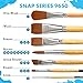 Princeton 9850SET-3 Snap! Paintbrush Set, White