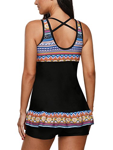 image for Zando Women Two Piece Swimwear Swimsuit Printed Swimming Suits Swimdre