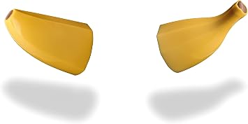 Helmet Flair MagNeatOhz Banana for Helmet | Made in USA | Magnetic & Interchangeable for Motorcycle, Bike & Ski Helmets - Pair