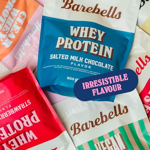 Barebells Whey Proteïnepoeder – Strawberry Sundae | 26 g eiwit per portie, zonder toegevoegde suiker, romige aardbeismaak, zomer-eiwitshake, 1 x 900 g zakje - Afbeelding 5