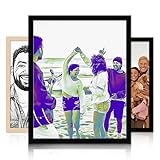 Custom Image Poster Personalized - Your Image to Art Print - Choose Your Style, Framed or Unframed, Wall Decor - Premium Luster Paper - Personalized Gifts for Family, Couples, Pets, & Friends - Made in USA