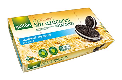 Biscoito de Cacau com Recheio de Creme Baunilha sem Adição de Açúcar Gullón 210g