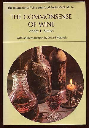 The commonsense of wine B0007DRGIE Book Cover