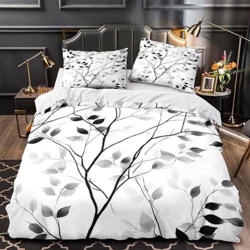 Housse de couette 3D pour chambre d'homme parure de lit légère 135x200cm