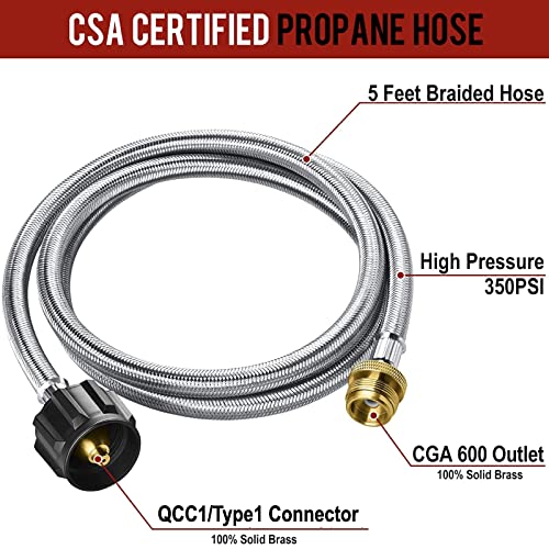 PatioGem-Propane-Hose-5FT-Propane-Adapter-1lb-to-20lb-Propane-Adapter-Hose-Propane-Tank-Adapter-fit-for-WeberColemanBlackstone-Grill-Buddy-Heater-Smoker-Griddle-Camping-Stove-Fire-Pit