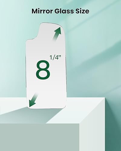 Miniatura 2 de SCITOO Espejo de remolque convexo inferior de repuesto con lente de espejo lateral derecho del pasajero compatible con 1988-1998 para Chevypara GMC