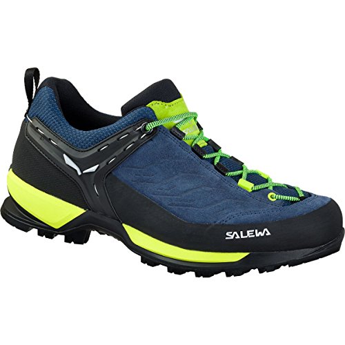 Salewa mens MS Mountain Trainer High Rise Hiking Shoes, Blue (Poseidon/Sulphur Spring), 7 US