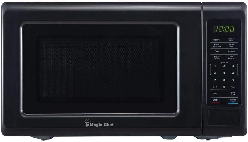 Magic Chef HMM770B Countertop Microwave - Black/Gray 0.7 Cubic feet