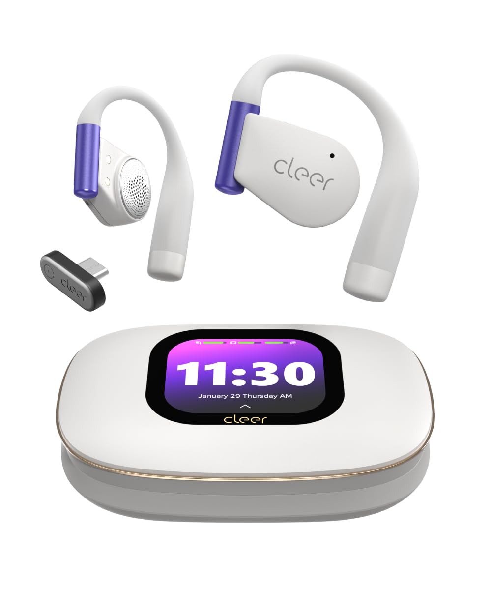 ARC 5 Gaming Open-Ear Earbuds, THX Spatial Audio & Dolby Atmos, White | Snapdragon Sound,…