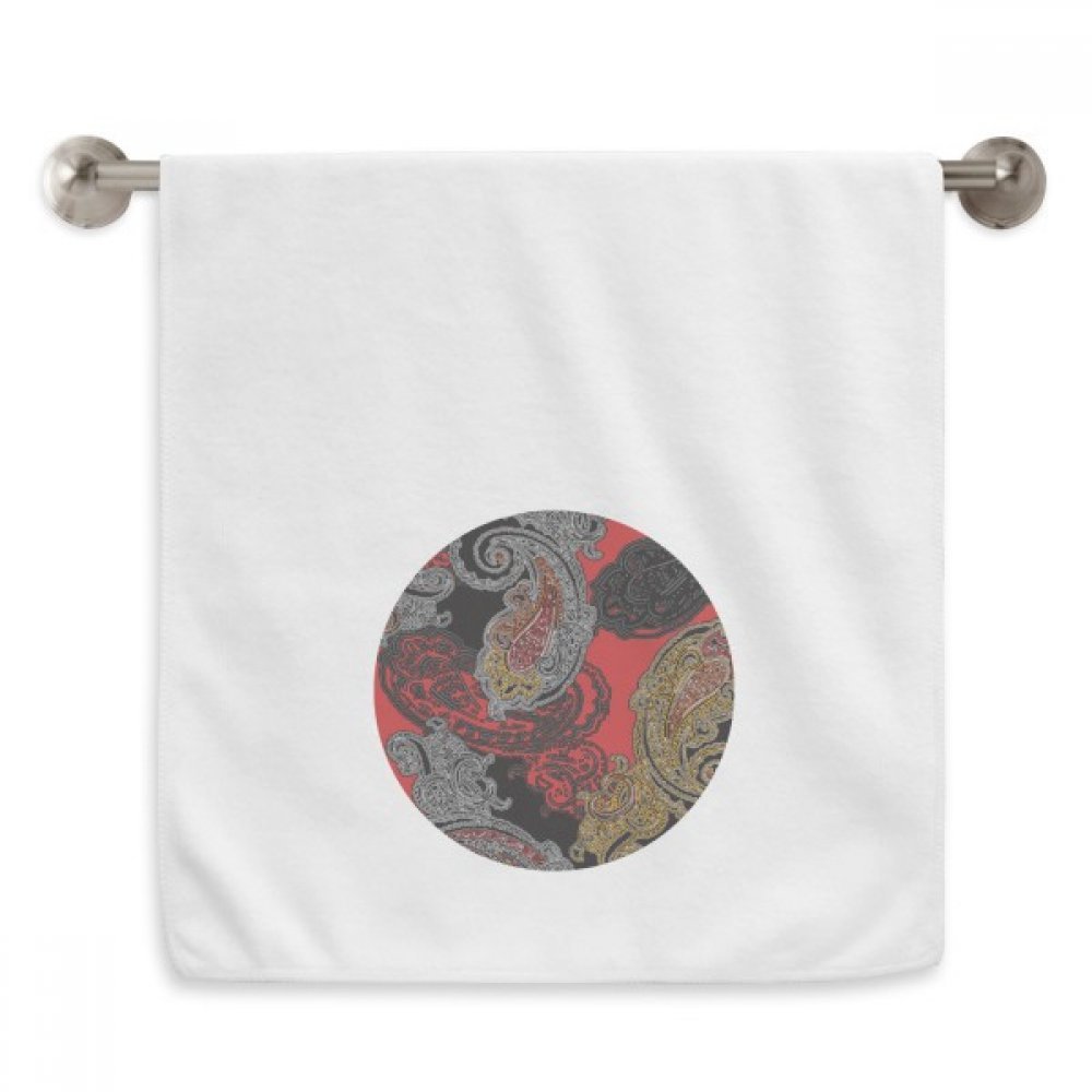 Serviette visage douce anti-irritation motif fleurs et nuages pour peaux sensibles