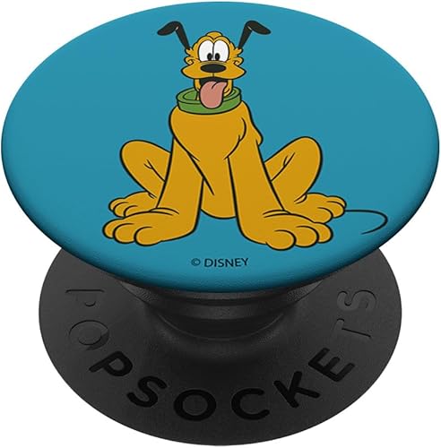 Miniatura 1 de Disney Mickey y amigos Pluto tradicional Retrato PopSockets agarre y soporte para teléfonos y tabletas