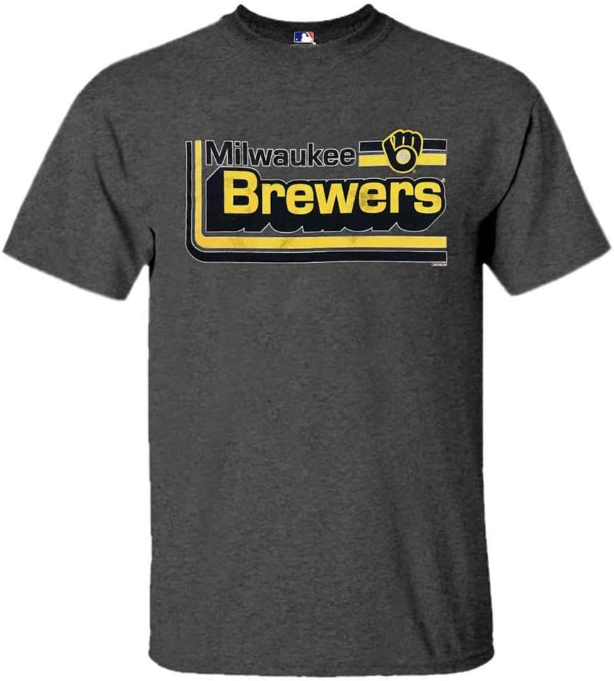 Fanatics Mens MLB Milwaukee Brewers Home Stretch Tee T-Shirt S/S Baseball MO