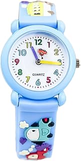 1Pc Relógio Infantil Relógio De Silicone Relógio Bonito Relógio De Pulso 3D Relógio Infantil Relógio 3D Relógio De Quartzo Relógio De Quartzo Azul Céu De Segunda Mão Pupila