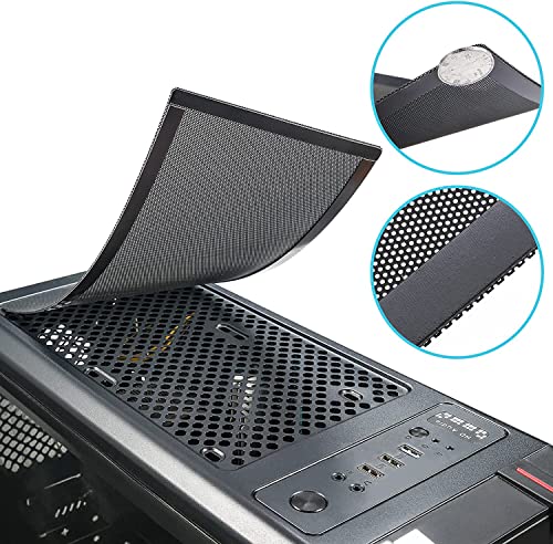 Image of Magnetic PC Case Dust Mesh Filter, 240 x 120mm Fan Cooling Cover, 4 Pack