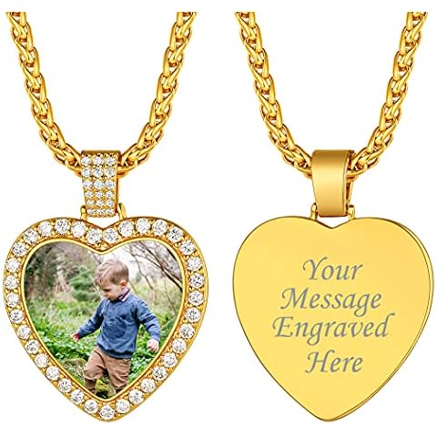 Suplight Custom Photo Necklace for Men Cover