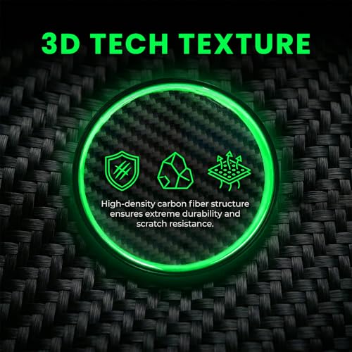 2 PCS Posavasos para Vehículo en Fibra de Carbono 2.87 Pulgadas miniatura 3