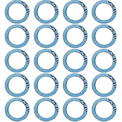 20 Pcs Lower Unit Drain Plug Seal Gasket, Gearcase Lube Drain Screw Washer Replacement for Mercury Outboard Evinude Mercruiser Outdrive Tohatsu 12-19183-3 12-19183Q02 12-19183K02 18-2244 Cover